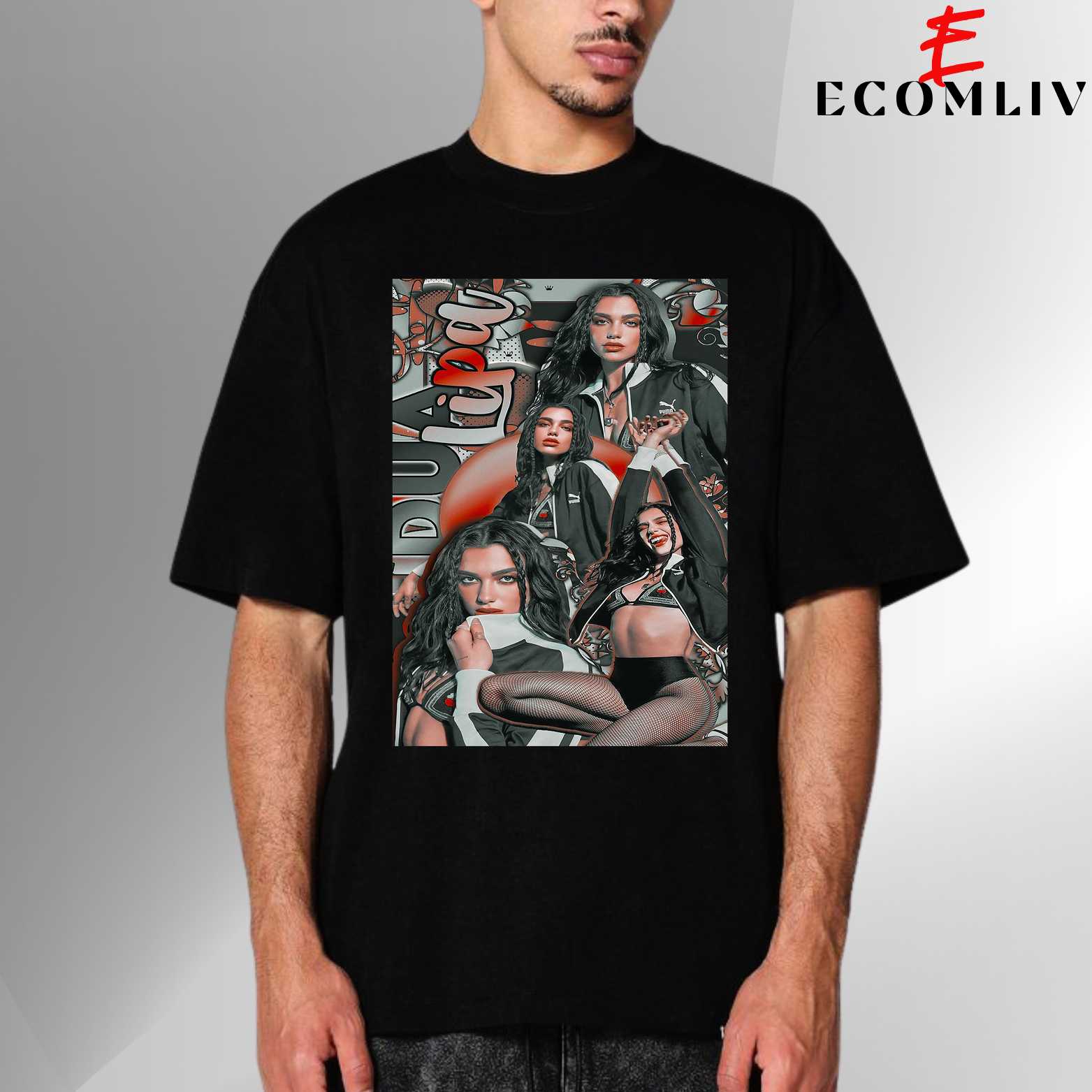 Dua Lipa Unisex T Shirt, Pop Music Streetwear Tee, Fan Collector Merch